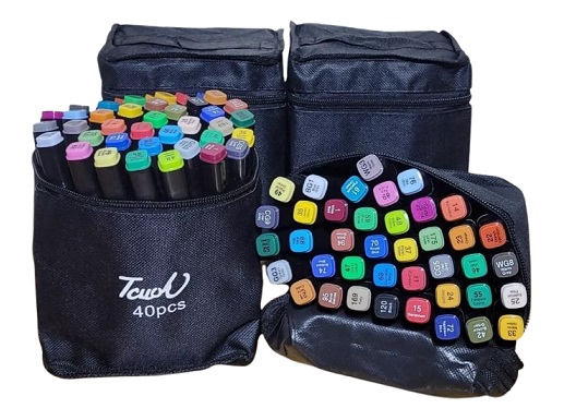 Marcadores Doble Punta gg x 40 Unidades Touch