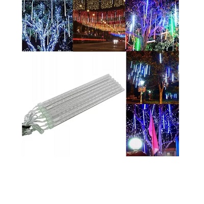 Lluvia de 8 barras 50 cm meteoritos led 220v colores