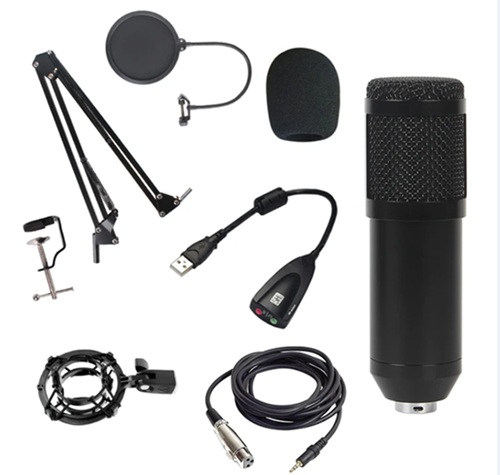 Microfono Streaming con Accesorios BM-800TZ