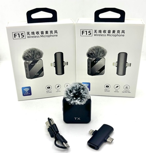 Microfono Corb Inalamb MIC-F15 con Bloq Sonido Viento