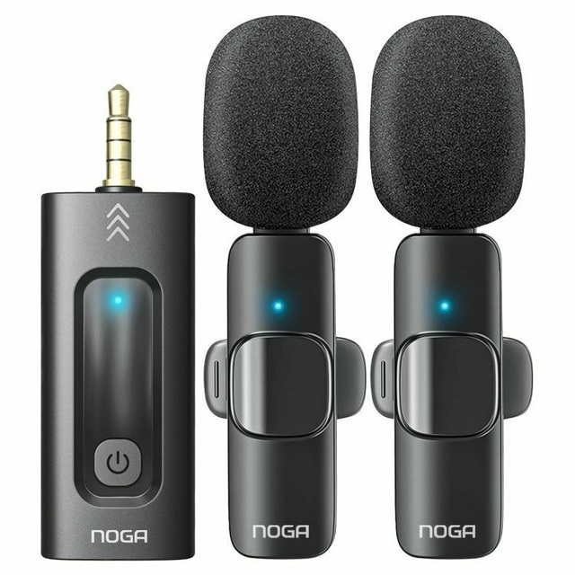 Kit 2 Microfnos Noga MI-35s Inalambricos Plug 3,5Â 