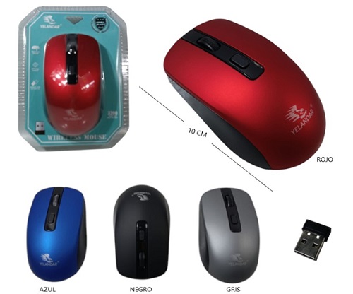 Mouse Inalambrico E90ii Col Var