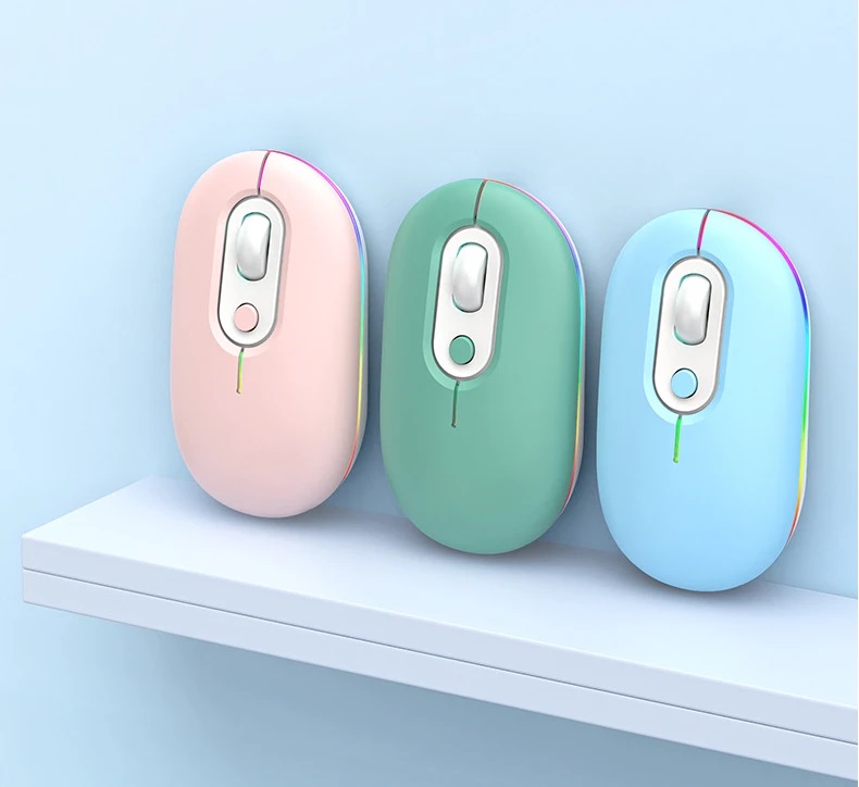 Mouse InalÃmbrico Recargable Bluetooth + RF DN-N615