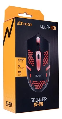 Mouse Gamer Noga ST-811dd Negro