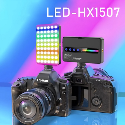Panel Led LED-HX1507 RGB 12x7cm Recargable Multiuso