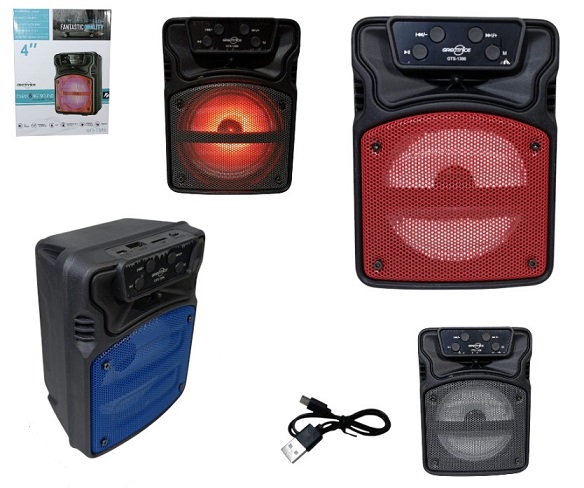 Parlante 4 pulgadas ii 1396 BT USB Radio Luces