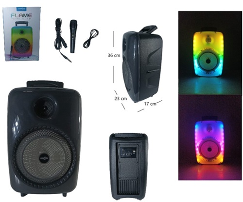 Parlante 8 Pulgadas Microfono 1802ii Multifunciones