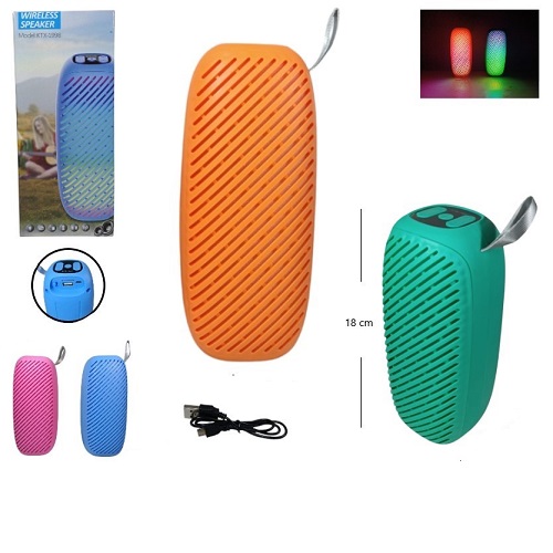 Parlante 1998 BT USB Radio Luces