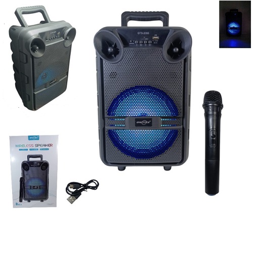 Parl II Kar 8 Pulgadas 2095 Microfono BT FM USB Luces