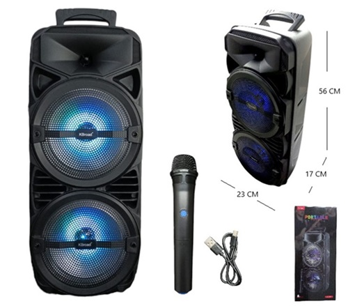 Torre Parlantes 8 Pulgadas 2411ii Multifuncional MIcrofono