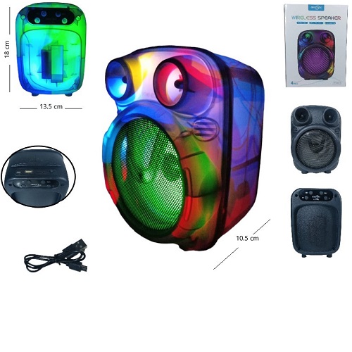 PARLANTE 4 Pulgadas 1922 BT USB LUCES
