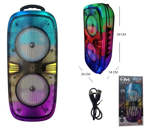 Parlante Torre 644ii RGB BT etc