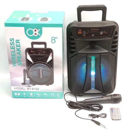 Parlante 8 Pulgadas 802 oo Kar Inc Mic BT USB etcÂ 