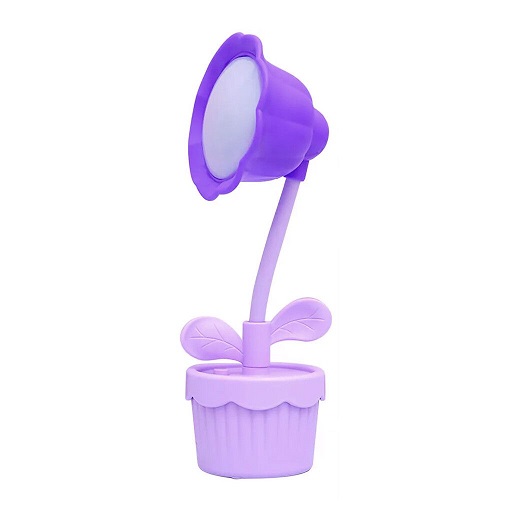 Velador Led formato Maceta con Flor