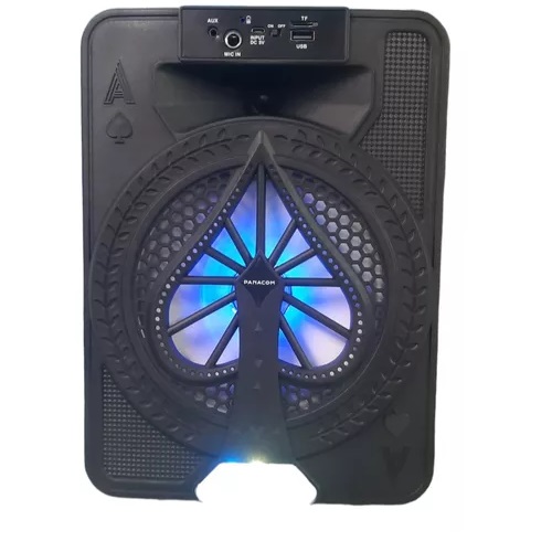 Parlante oo Panacom 8 Pulgadas 3103 Karaoke BT USB Luces etc