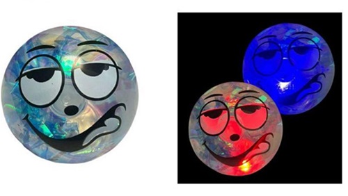 Pelotas Saltarinas Emoticon Luces HA1007gg