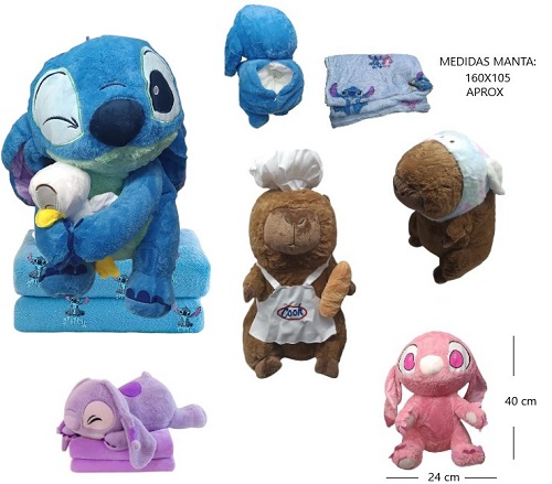 Peluches Grandes con Manta CB-10ii