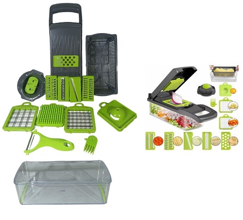 Picador Mandolina de verduras 12 piezas 6228ii