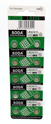 Pack 10 Pilas AG4 LR626 377a Marcas Varias oo