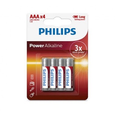 Pack 4 Pilas Alcalinas Phillips AAA nn