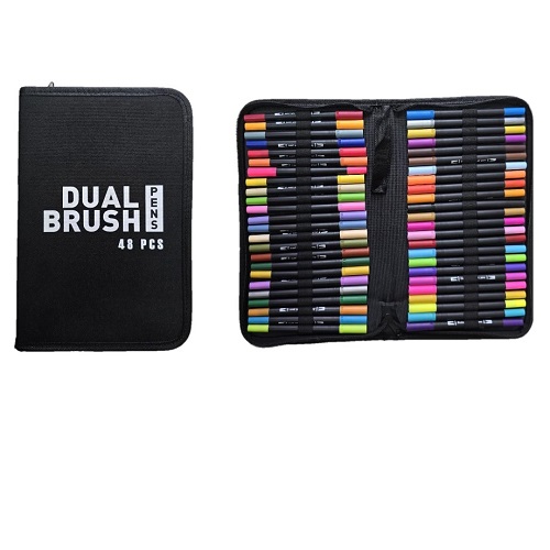 Pincel Doble Punta x 48 unidades