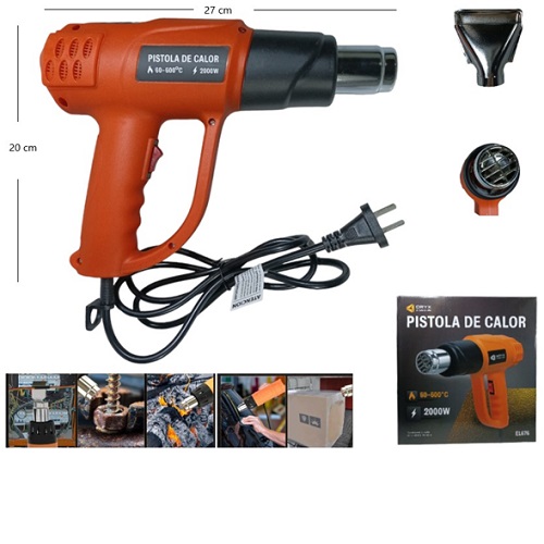 Pistola de Calor 200w EL676