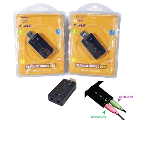Placa de sonido USB