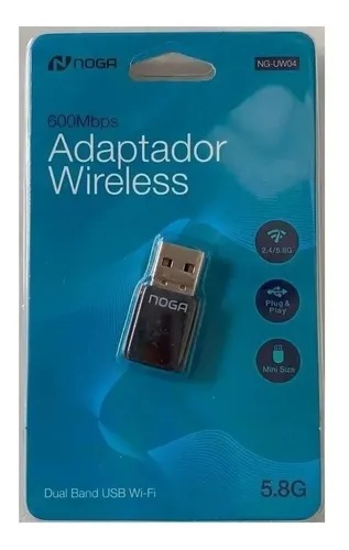 Adaptador WIFI Dual band - 600Mbps â€“ nano Noga UW-04