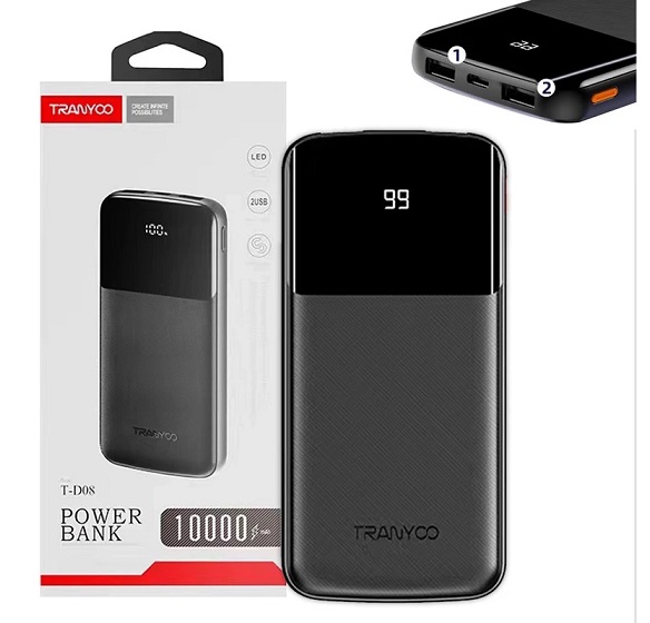 Power Bank T-D08 10.000 mah Alta Calidad
