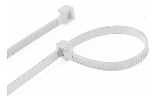 Set 100 Precintos Blancos 10 cm