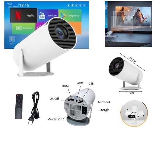 Proyector II Android Ultra HD WIFI Bluetooth