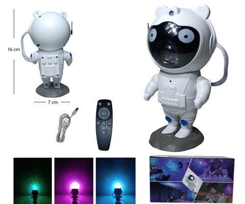 Proyector Astronauta Nebulosa Laser 83037ii