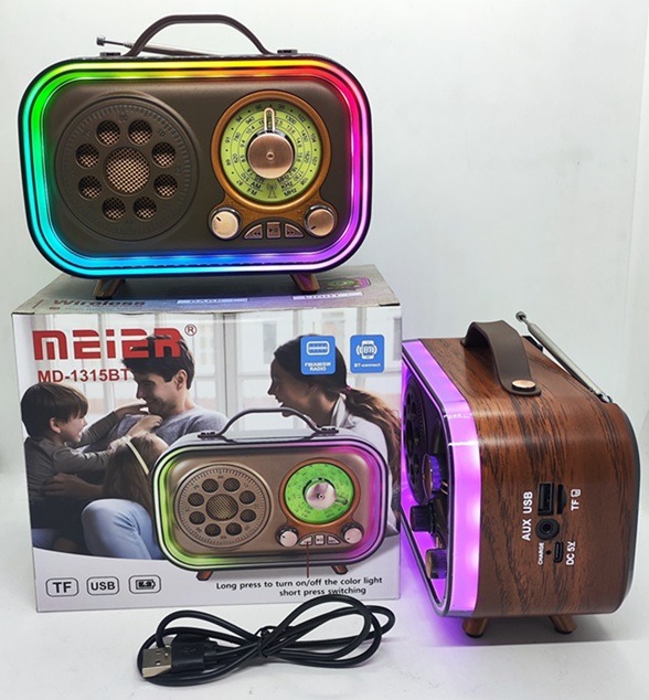 Radio AM-FM Vintage + USB Aux etc. 1325oo
