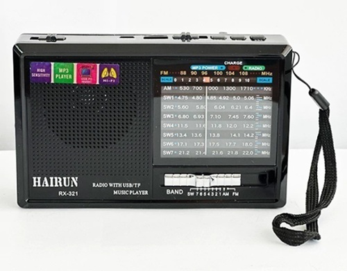 Radio AM/FM Lint USB etc Pila y Recar BT JR-1521u mm