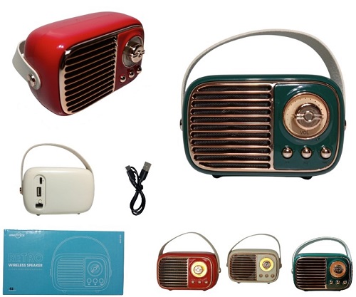 Radio Parlante Vintage 1959ii BT USB etc