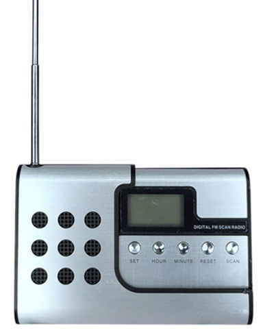 Radio Panacom con Reloj y Auricular mm