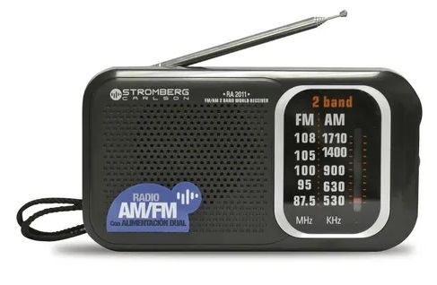 Radio Grande Pilas y 220v Stromberg RA-2011Â 
