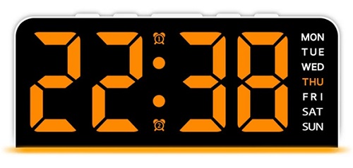 Reloj Digital Led Grande Despertador 6,5 pulgadas GH9001