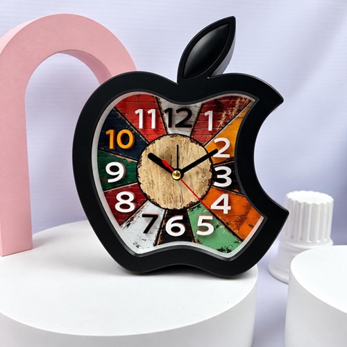 Reloj Despertador Grande Manzana Apoyar o Colgar glgl