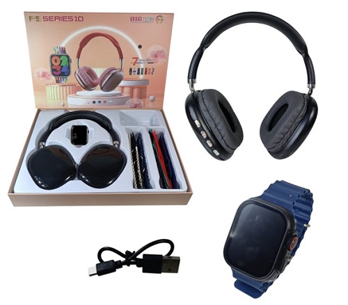 Auricular Vincha BT + SmartWatch + 7 Mallas P9IIÂ 