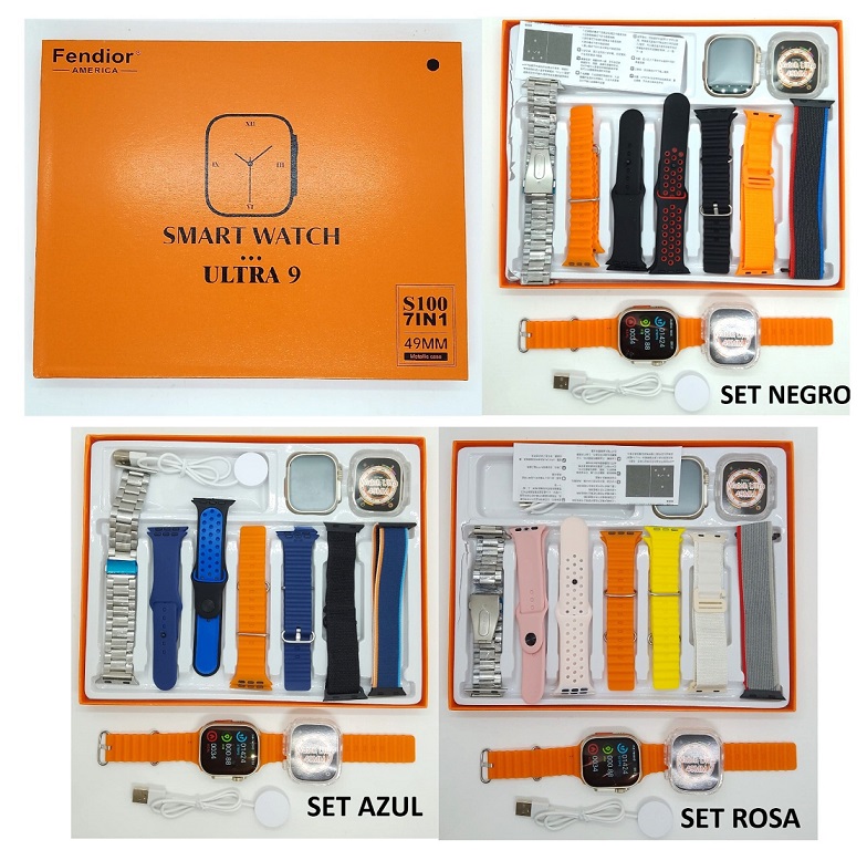 SmartWatch oo S9 Ultra 7 Mallas Llam Mens DepÂ 