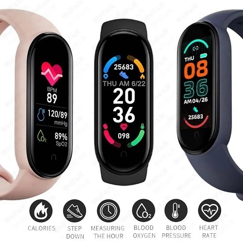 Reloj Smart Band M6 Colores Variados: mensajeria, deportes