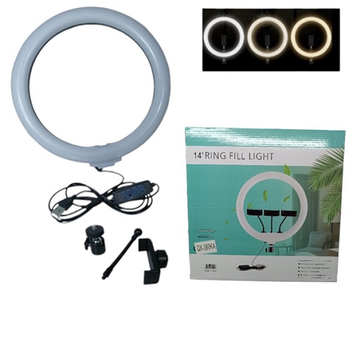 Aro de luz Grande 36 cm 3 tonalidades QX360KA