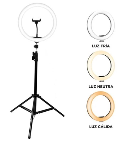 Aro 30 Pulgadas + Tripode asta 2,10 metros mm
