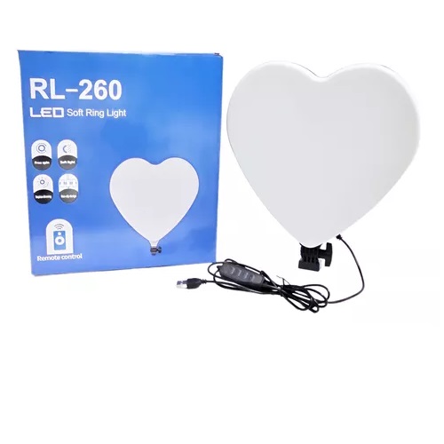 Panel Led Selfie y multiuso Corazon RL-260 3 para tr