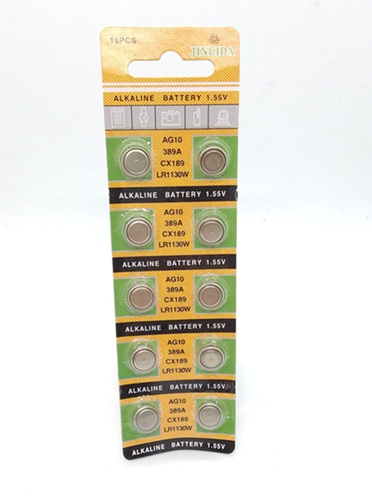 Pack 10 Pilas AG10 389A CD189 LR1130 oo