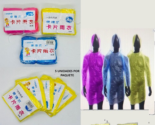 Pack 5 Pilotos para Lluvia oo