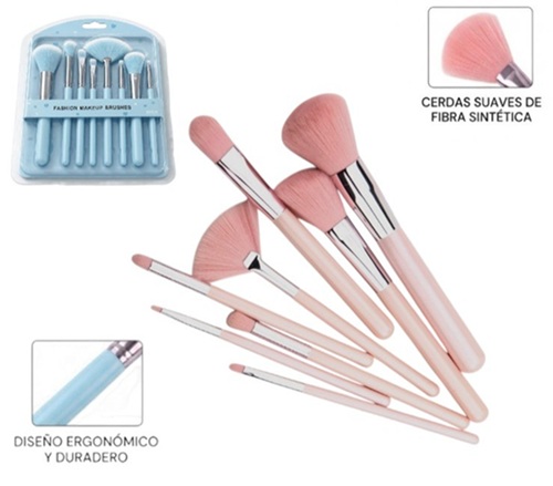 Set 8 Brochas para Maquillaje 006ii