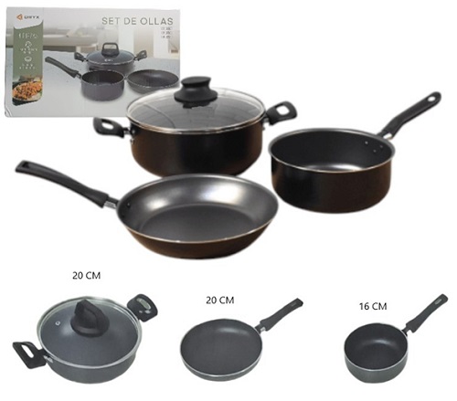 Set cocina 4 piezas CK50Aii