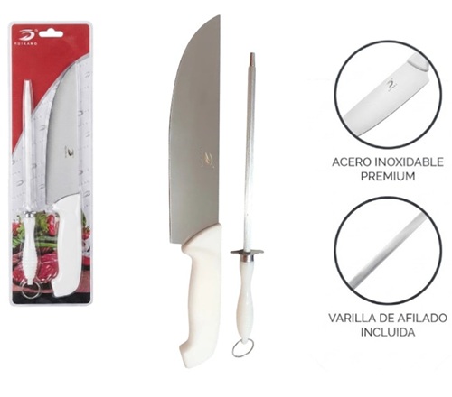 Set Cuchillo con Afilador JP9020Wii